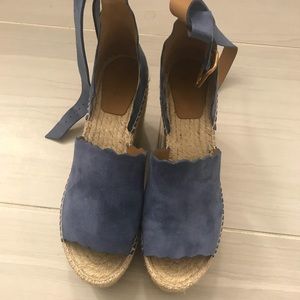 Chloe espadrilles wedges dorsay